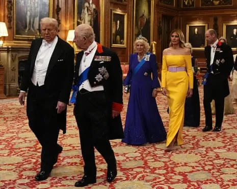 Royals Deploy Red Carpet During Demonstrations; Kimmel Taken Off Air Over Kirk Remarks